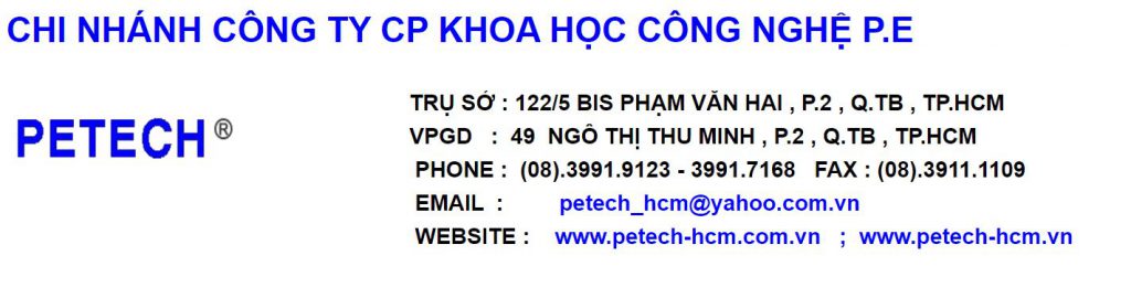 Sản phẩm - Petech Engineering Corporation